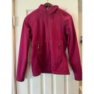 Patagonia Full Zip Sweater Lightweight Jacket Women Small Hiking Outdoor Flaws